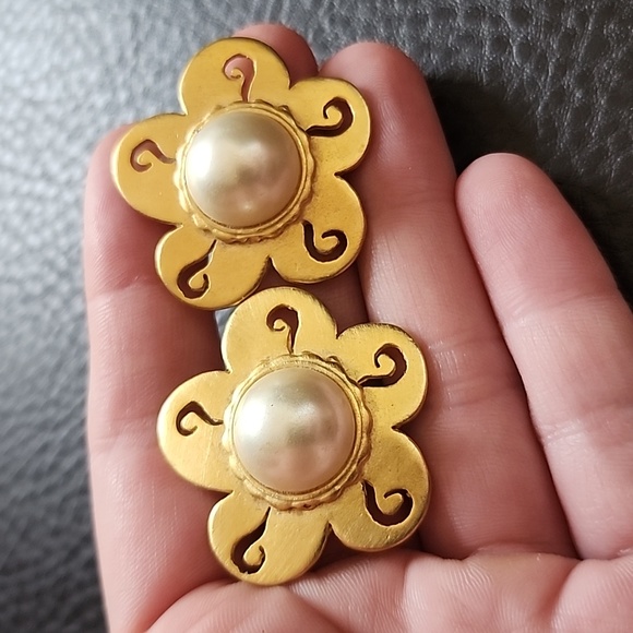 VTG Robert Rose earrings - Picture 3 of 7